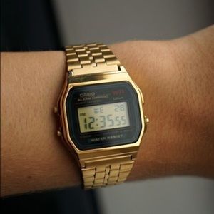 Gold Casio Watch w/ Case